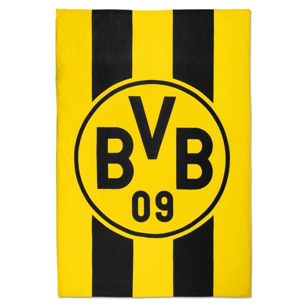 Borussia Dortmund BVB Bettwäsche Blockstreifen 135 x 200 cm